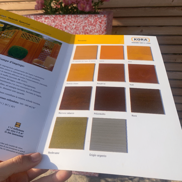 Koralan® Holzöl Spezial (Olio Speciale Per Legno), colori