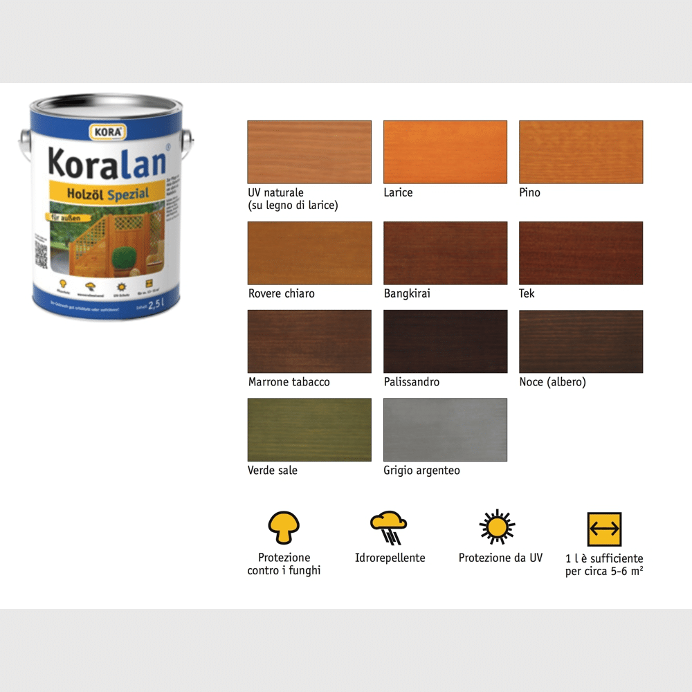 Koralan® Holzöl Spezial (Olio speciale per legno):8
