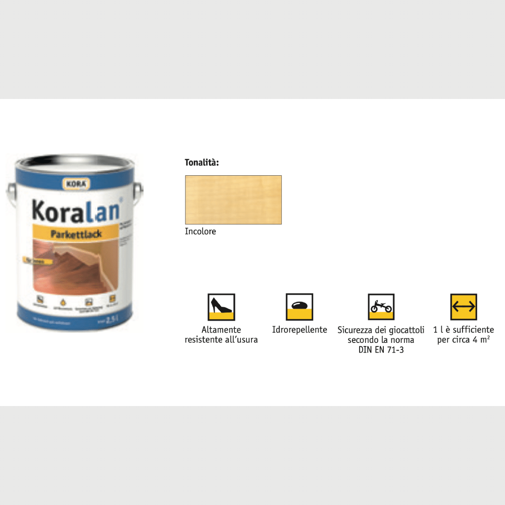 Koralan® Parkettlack (Vernice per parquet):3