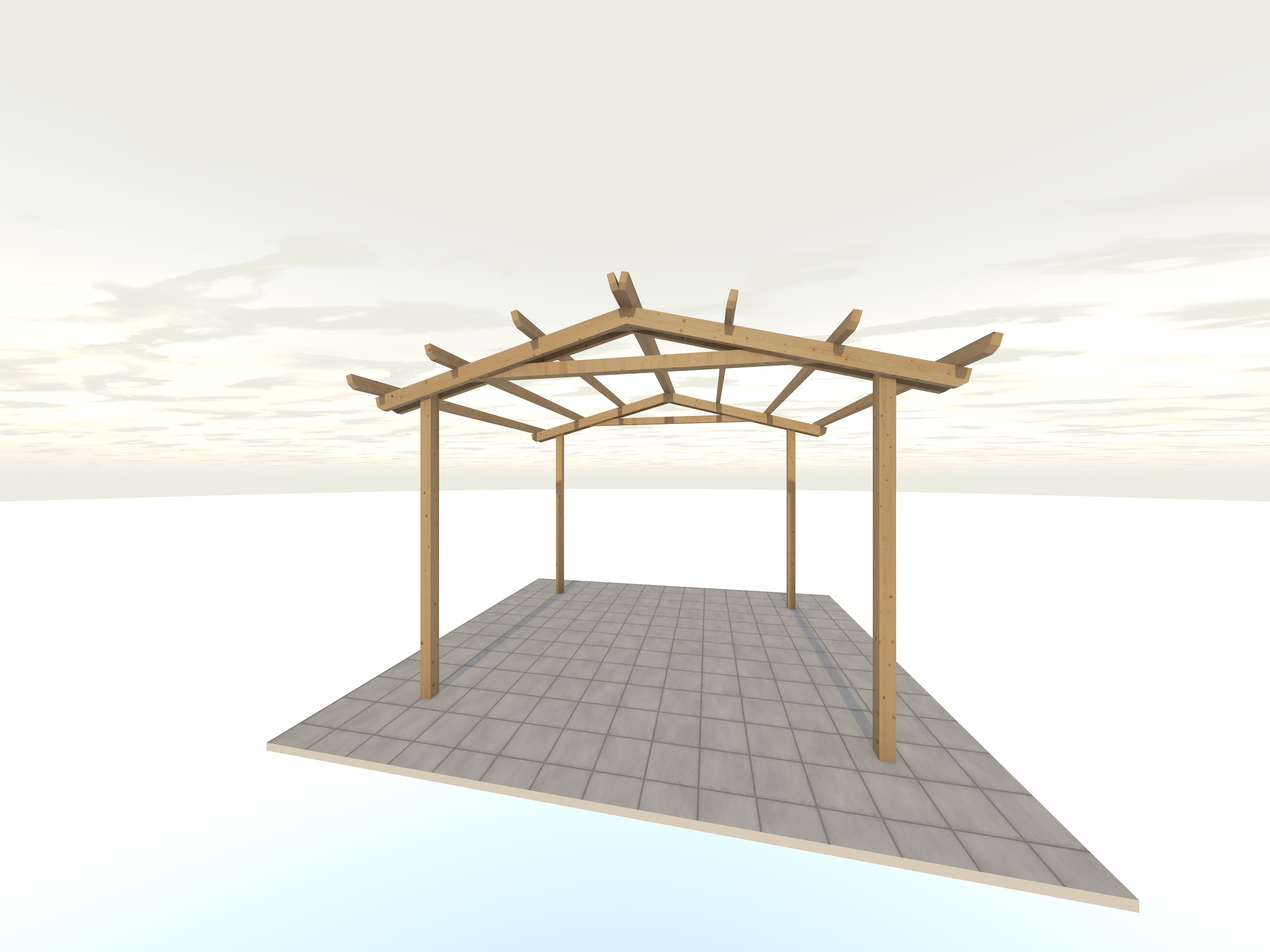 Gazebo Soliva 398x323 cm-130