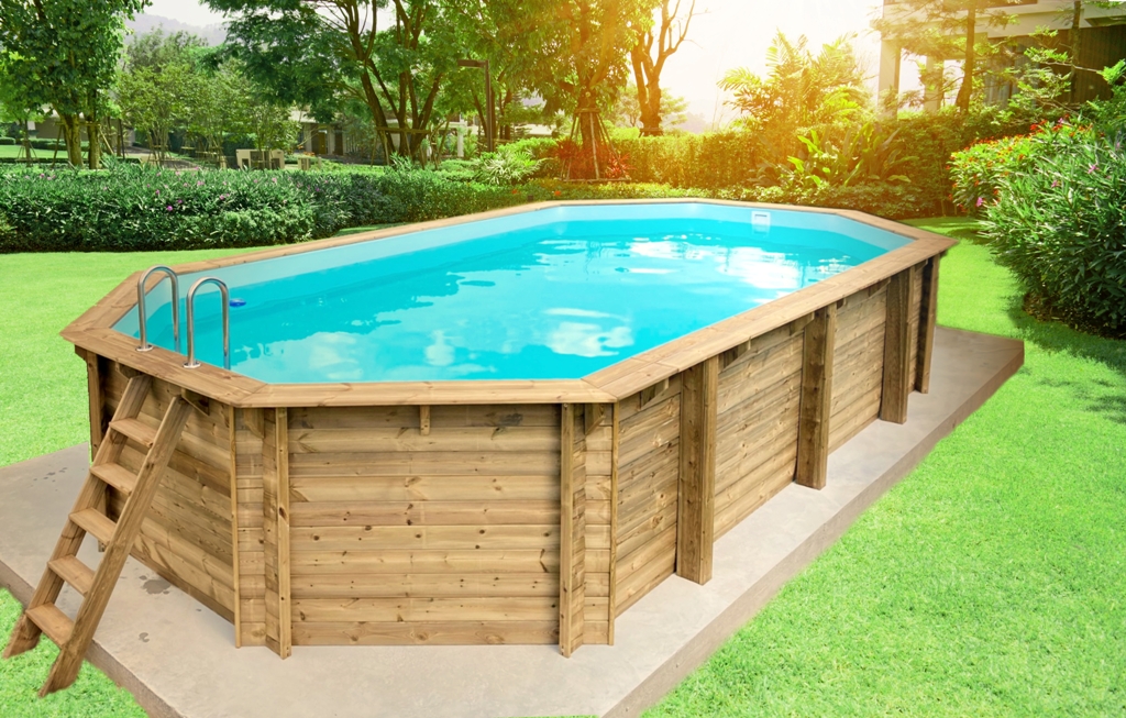 Piscina Ottagonale in Legno – 486×336 cm-9816
