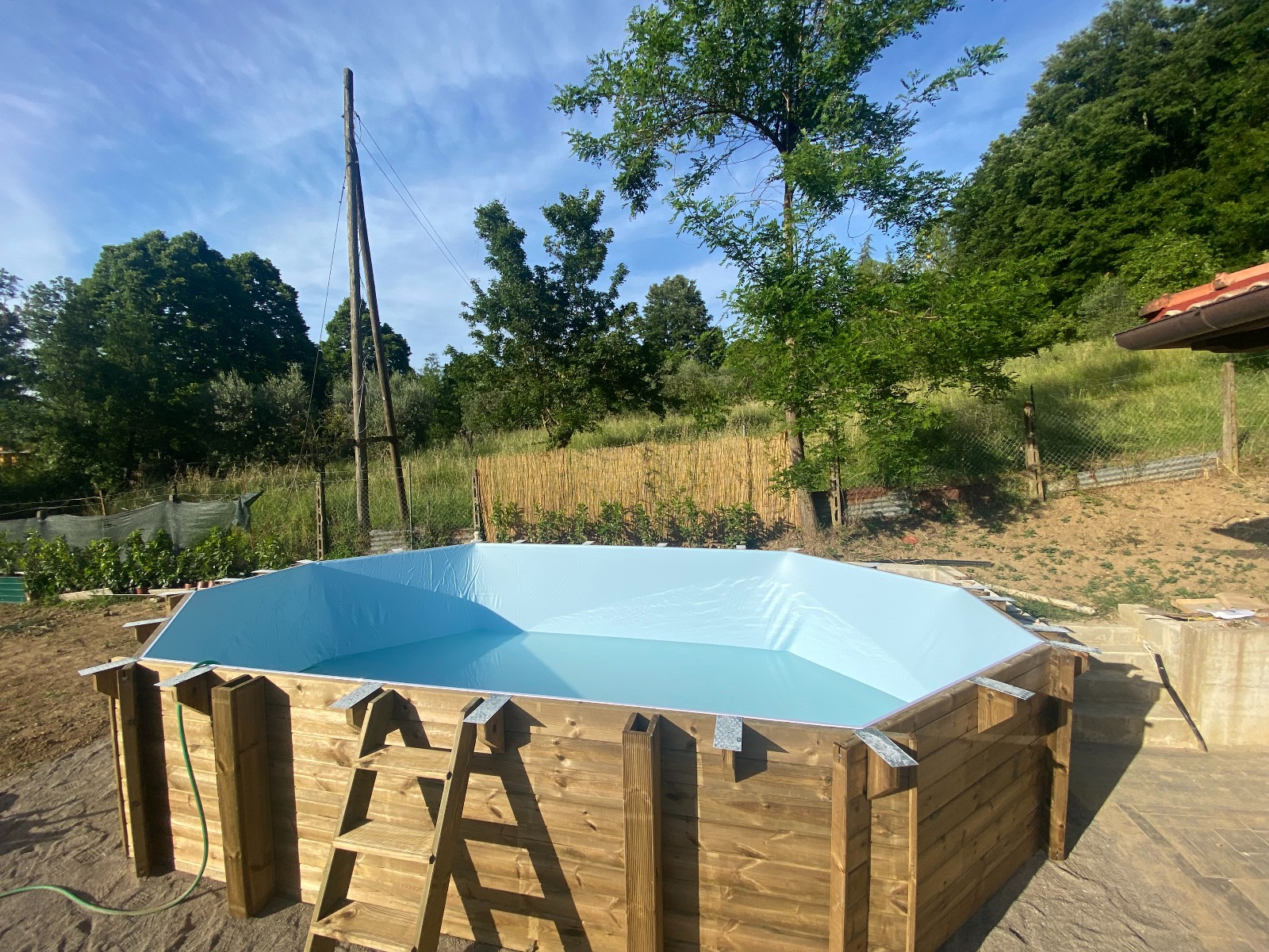 Piscina Ottagonale in Legno – 486×336 cm-9821