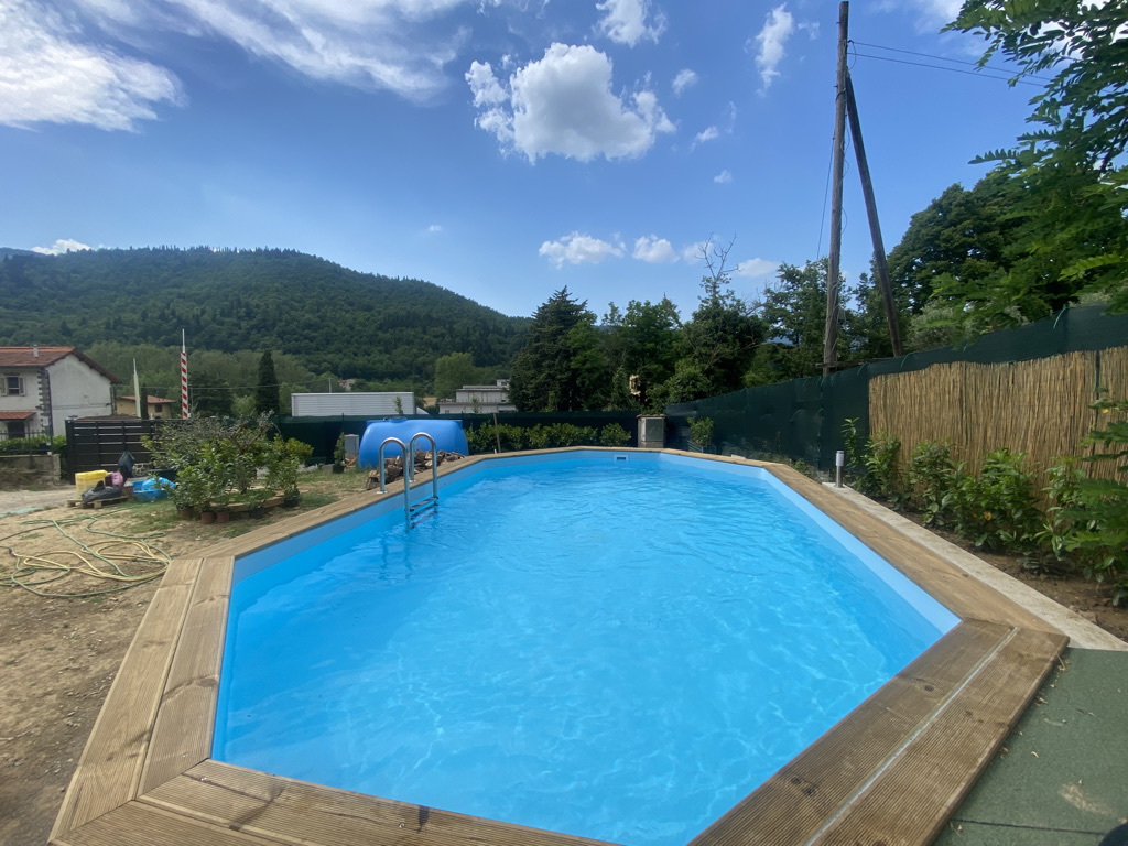 Piscina Ottagonale in Legno – 657×407 cm-9810