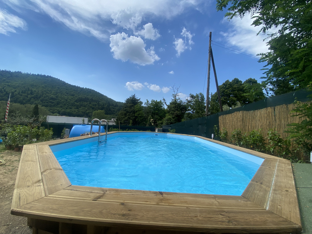 Piscina Ottagonale in Legno – 657×407 cm-9809